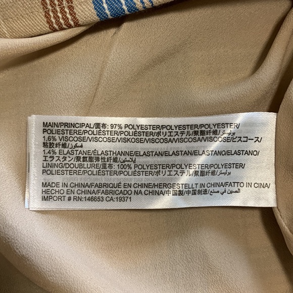 The Fifth Label Baseline Skirt in Bone Check - Picture 7 of 8